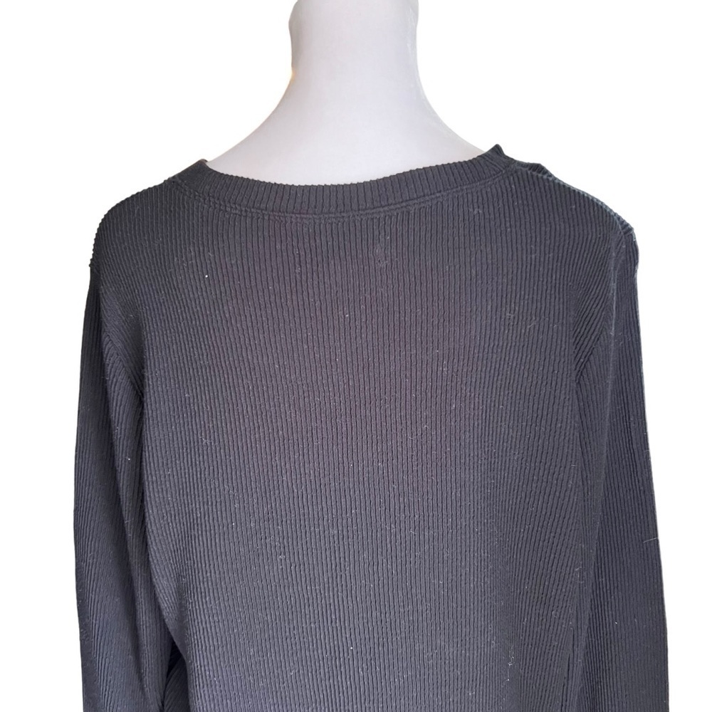 Madewell - NWT Texture & Thread Jacquard Knot-Front Top Sz XL - Picture 5 of 9
